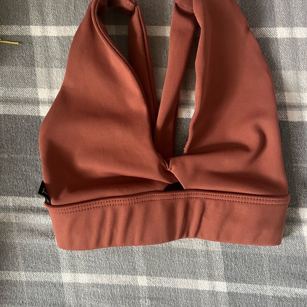 Tiger Friday brown Halter Bralette